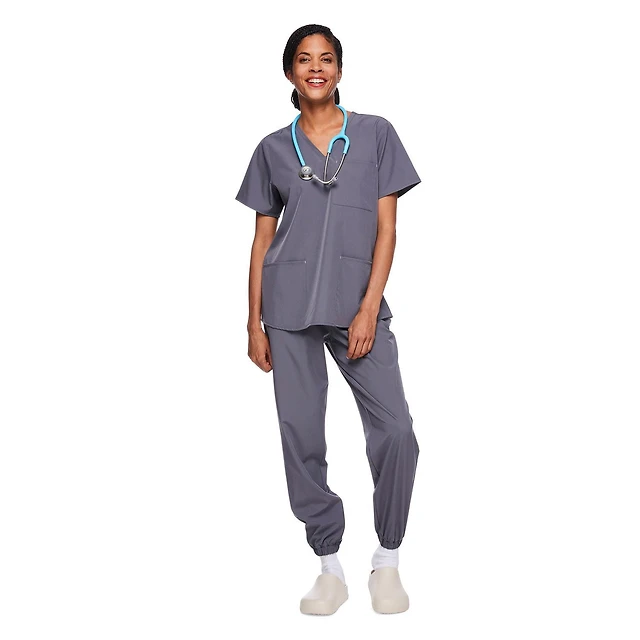 George Haut d'uniforme médical à encolure en V George pour femmes