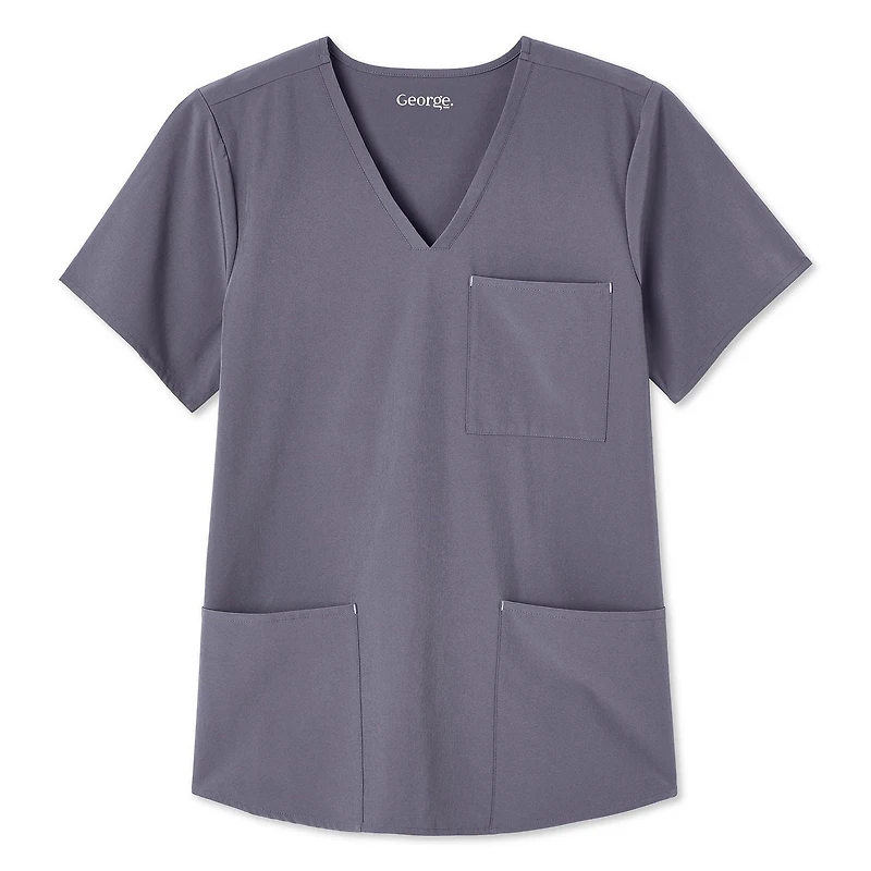 George Women's V-Neckline Scrub Top