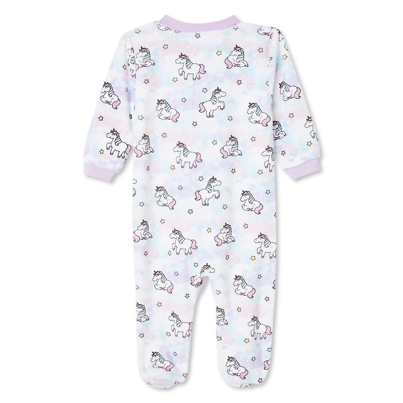 George Baby Girls' Footed Sleeper One-Piece
