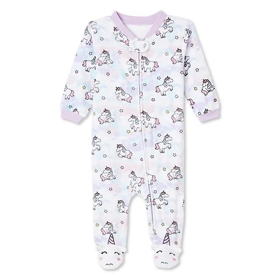 George Baby Girls' Footed Sleeper One-Piece