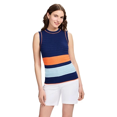 IZOD VEST A CABLE SANS MANCHES