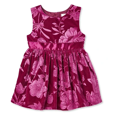 Robe en velours sans manches George pour bébés filles