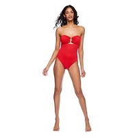 George Women's O-Ring Swimsuit 1-Piece, Sizes XS-XXL