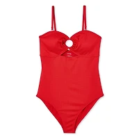 George Women's O-Ring Swimsuit 1-Piece, Sizes XS-XXL