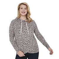 Chandail à capuchon coupe tunique George Maternité