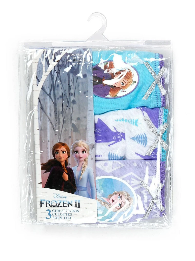 Frozen 2 three pack underwear for girls