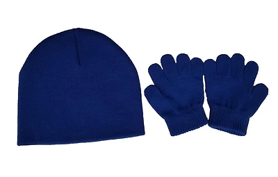 BLUE BOYS HAT/GLOVE SET