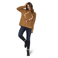 George Ladies Ugly Christmas Embellished Sherpa Tops