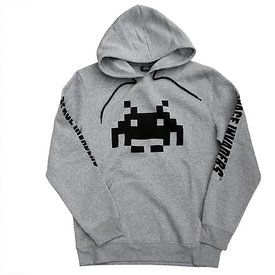 Sweat à capuche Space Invaders pour homme sous licence.