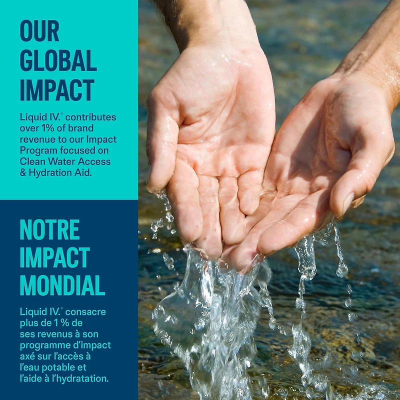 Liquid I.V. Lemon Lime Hydration Multiplier Electrolyte Drink Mix, 16g Mix/6 units