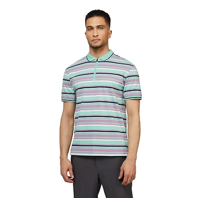 Polo à manches courtes et rayures multicolores pour homme Mexx