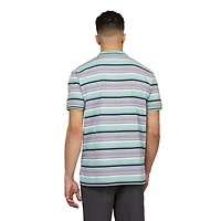 Polo à manches courtes et rayures multicolores pour homme Mexx
