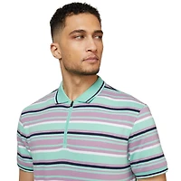 Polo à manches courtes et rayures multicolores pour homme Mexx