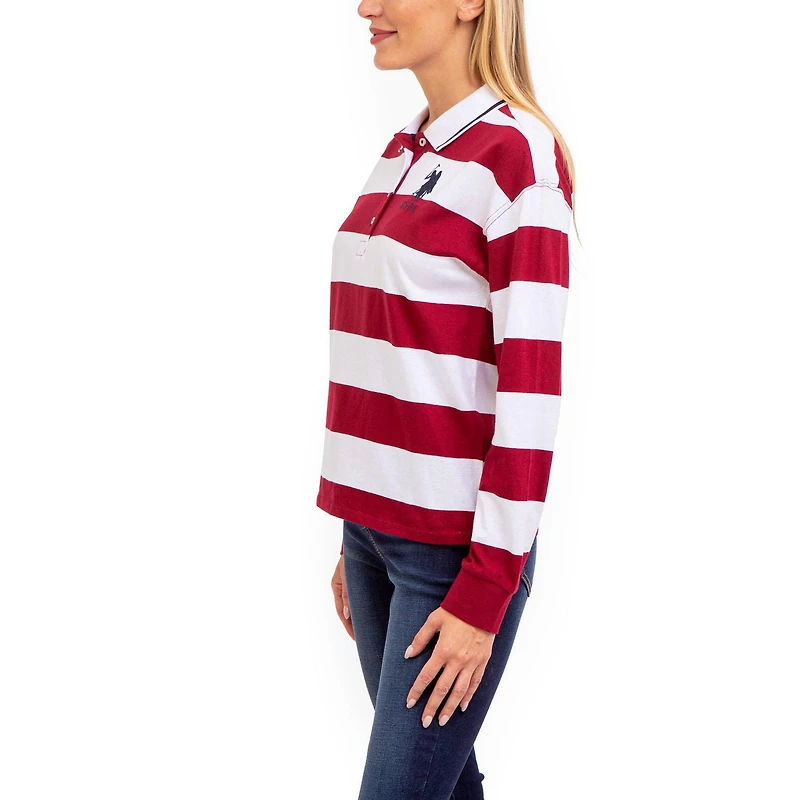 U.S. Polo Assn Maillot de rugby pour femme