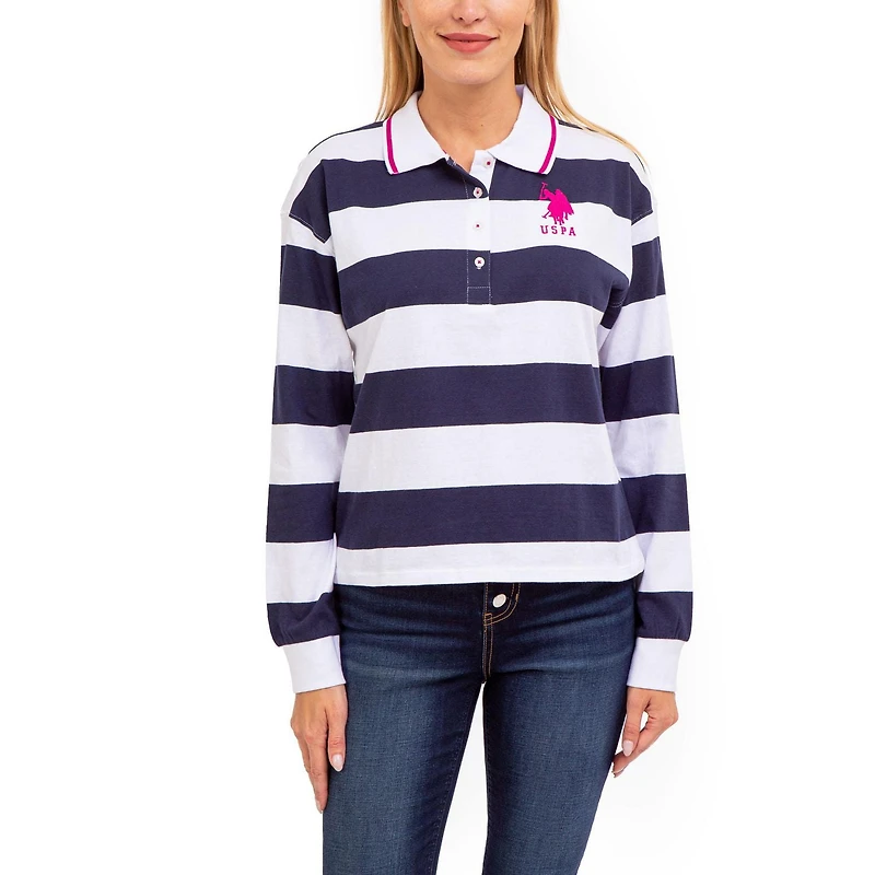 U.S. Polo Assn Maillot de rugby pour femme