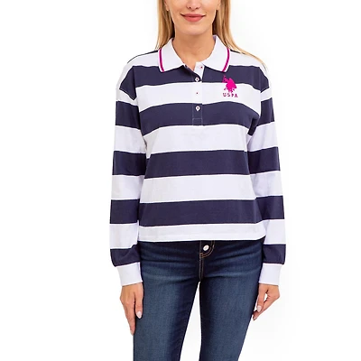 U.S. Polo Assn Maillot de rugby pour femme