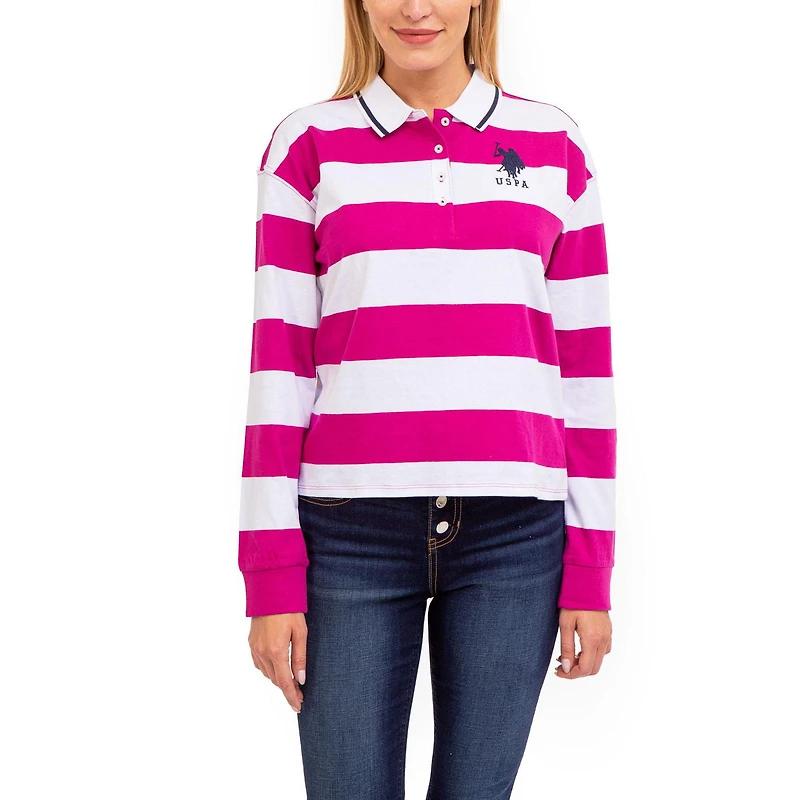 U.S. Polo Assn Women's Rugby Shirt