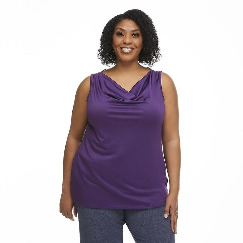 Penmans Plus Women's Cowl Neckline Tank