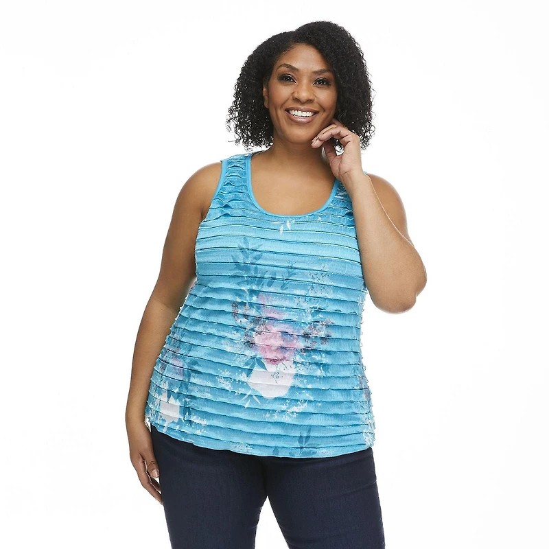 Penmans Plus Women's Ruffle Tier Tank