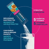 Liquid I.V. Passion Fruit Hydration Multiplier Electrolyte Drink Mix, 16g Mix/6 units