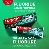 Dentifrice Colgate MaxFrais avec mini-pellicules fraîches, Menthe pure 150 ml