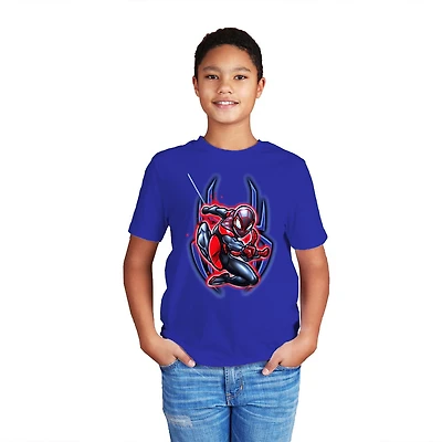 T-shirt à manches courtes Marvel Spashy Miles pour garçon