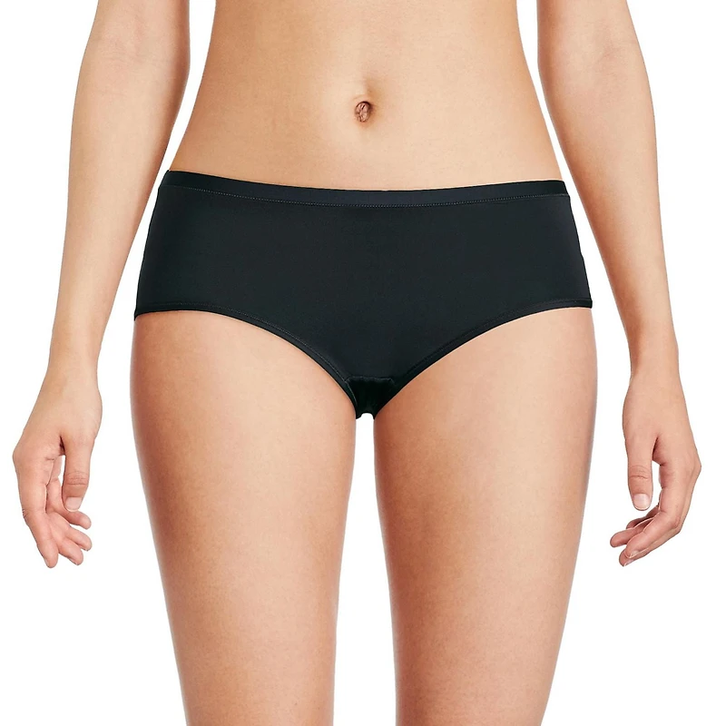 Lot de 3 culottes taille mi-haute en microfibre super extensible George pour femmes Tailles P-TG