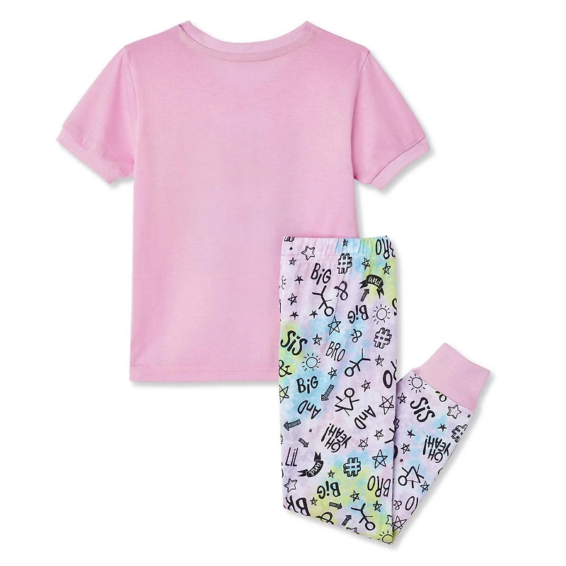 Ensemble de nuit avec t-shirt et pantalon George pour petites filles