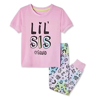 Ensemble de nuit avec t-shirt et pantalon George pour petites filles