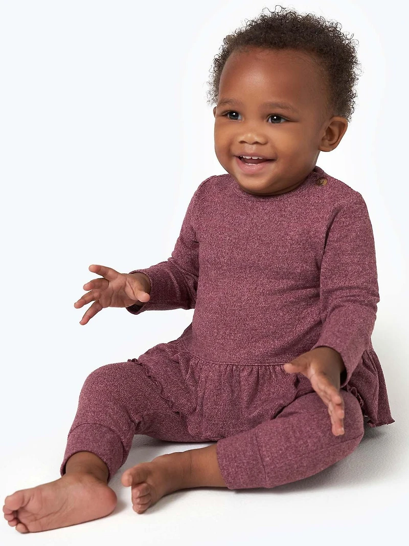 Modern Moments by Gerber - Ensemble 2 pièces haut à basque + pantalon Hacci - Rose