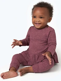 Modern Moments by Gerber - Ensemble 2 pièces haut à basque + pantalon Hacci - Rose