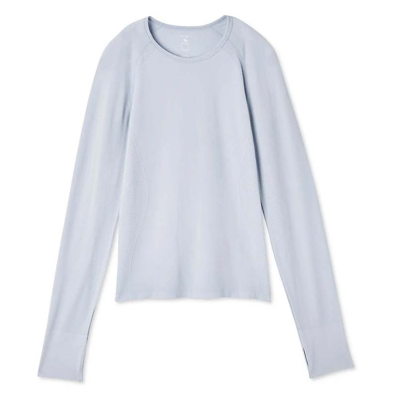 Athletic Works Women's Long Sleeve Seamless Tee
