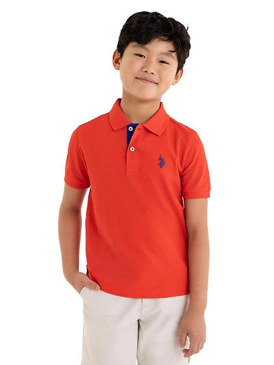 U.S. Polo Assn. Polo À Manches Courtes Pour Garçon