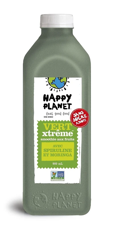 Happy Planet Extreme Green Fruit Smoothie with Spirulina And Moringa