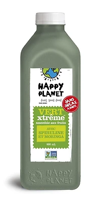 Happy Planet Extreme Green Fruit Smoothie with Spirulina And Moringa