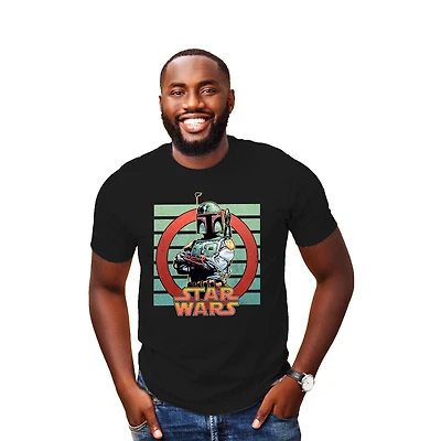 T-shirt à manches courtes homme Star Wars Boba bras croisés