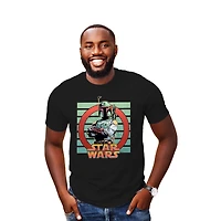 T-shirt à manches courtes homme Star Wars Boba bras croisés