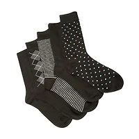 Mi-chaussettes George pour hommes en paq. de 5 paires