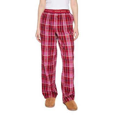Pantalon de pyjama en flanelle No Boundaries pour femmes Tailles TP–TTG