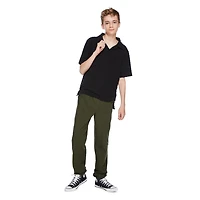 Jackson Boys' Short Sleeve Split V-Neck Polo Shirt, Sizes M-XXL