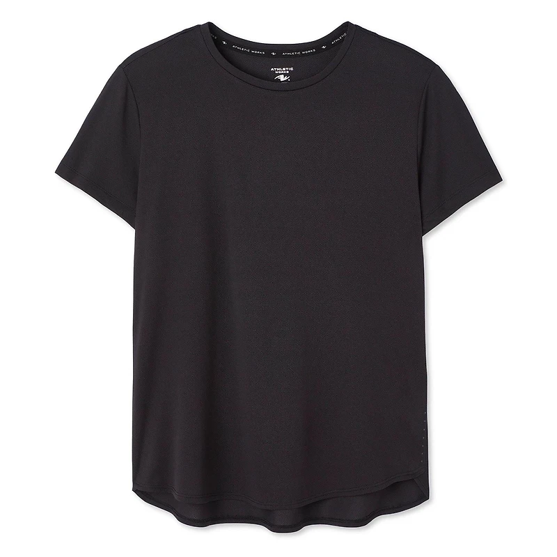 T-shirt à manches courtes Athletic Works pour femmes Tailles TP–TTG