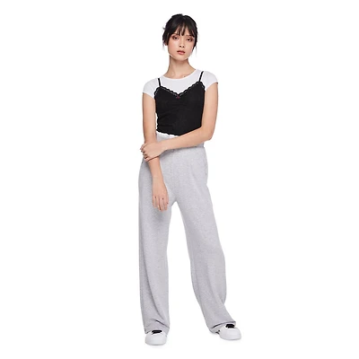 My Sister's Closet Girls' 2 Piece Corset Lace Cami Tee, Sizes S-XXL