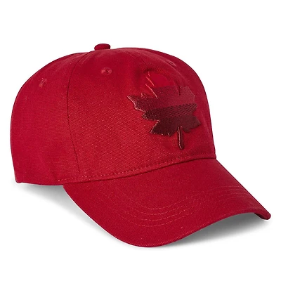 Canadiana Women's Washed Baseball Cap with Ombre Maple Leaf