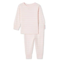 George Baby Girls' Pajama 2-Piece Set, Sizes 6-24 months