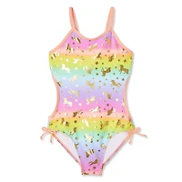Maillot de bain 1 pièce avec licornes George pour filles