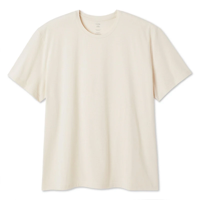 George Big Men's Stretch Crew Neckline Tee