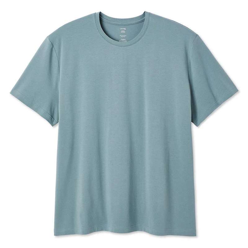 George Big Men's Stretch Crew Neckline Tee