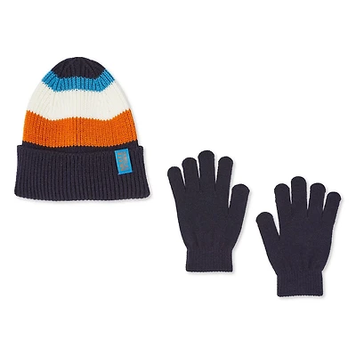 Ensemble de 2 pièces avec tuque et gants George pour garçons