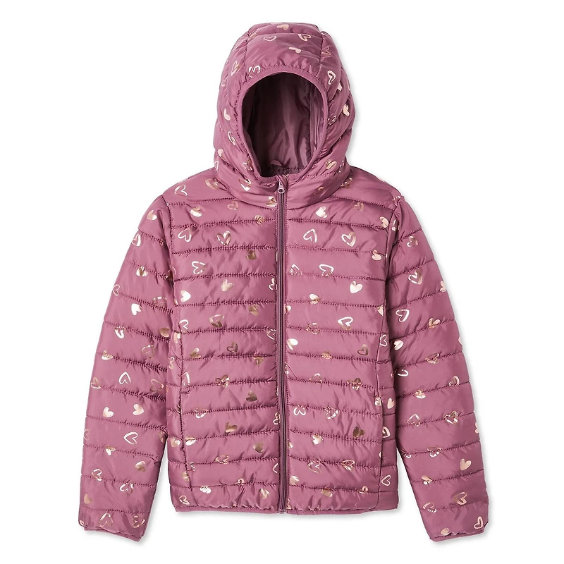 George Girls' Hooded Puffer Jacket