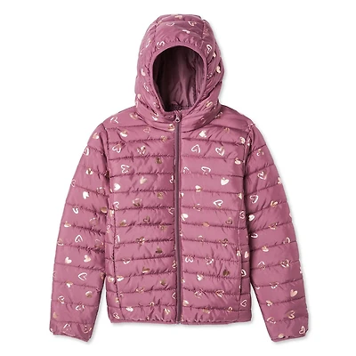 George Girls' Hooded Puffer Jacket